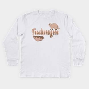 Trashvengers cats Kids Long Sleeve T-Shirt